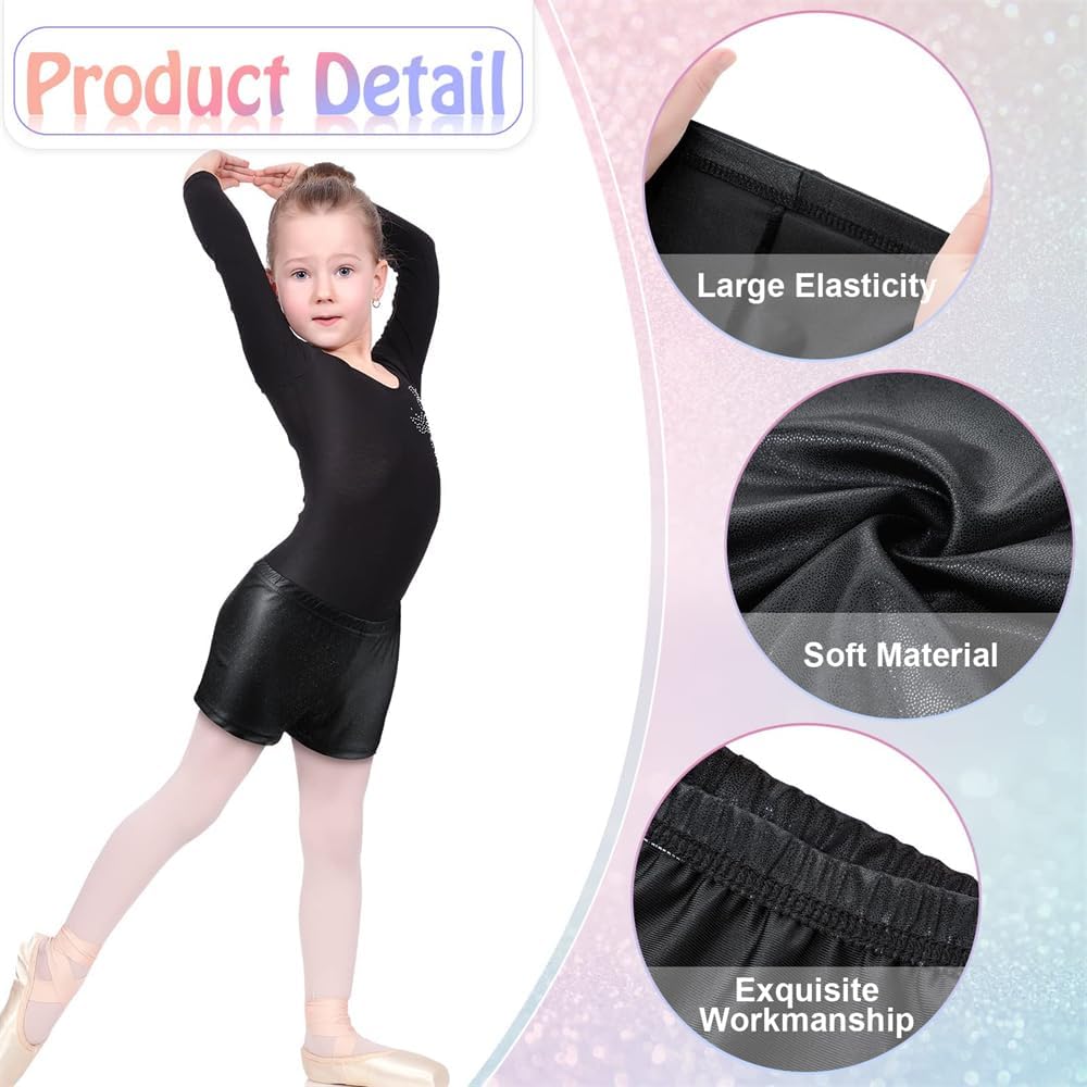 Azonee Girls' Sparkle Metallic Skirts 3-Layer Ruffle Sequin Tu... - view 5