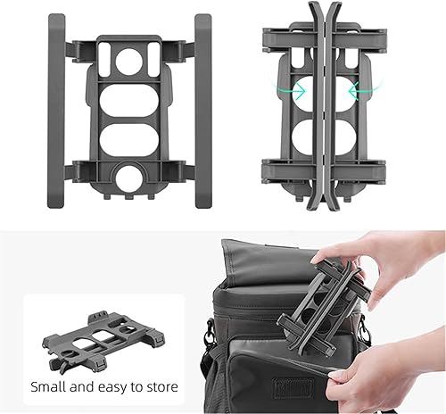 Miniatura 7 de Avión plegable tren de aterrizaje para DJI Mavic 2 PROMavic 2 zoom liberación rápida aumentar 1.299 in pierna soporte extendido protector cámara
