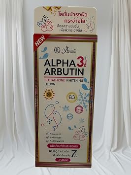 Perfect Alpha Arbutin 3Plus+ Glutathione Whitening Lotion, SPF 50, B3, 350ml