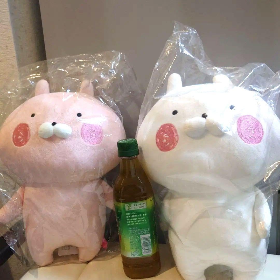 【限定品】【完売品】うさまる うさこ 赤ほっぺ 等身大 Amazon.co.jp: タグ付き うさまる うさこ ぬいぐるみ М ほっぺ赤