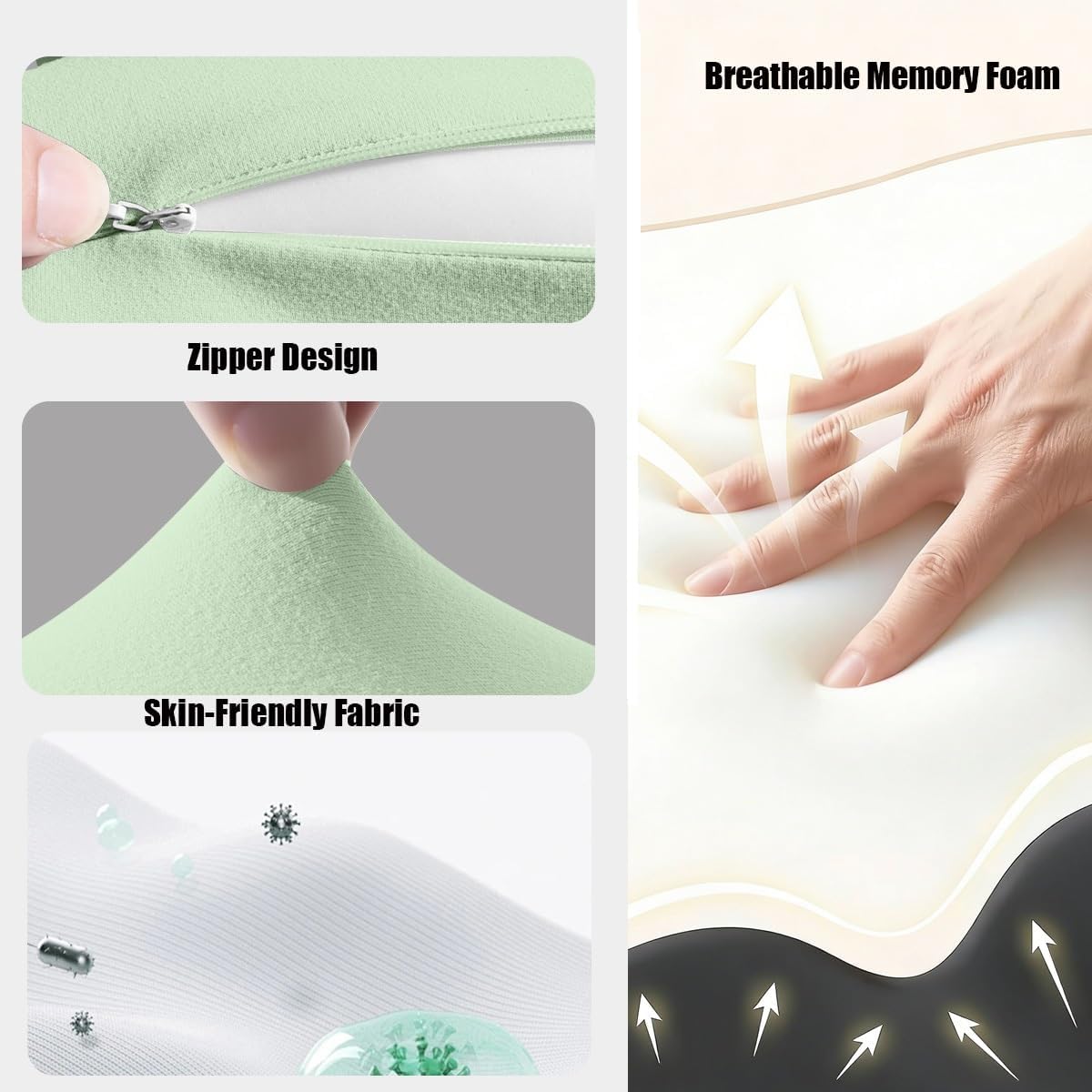 Couples Intimacy Pillow, Sweet Spot Pillow, 27°Angle Position for Couples with Removable Protective Cover, Depth Support for Sitting and Lying, Memory Foam Support Pillows(Pink)