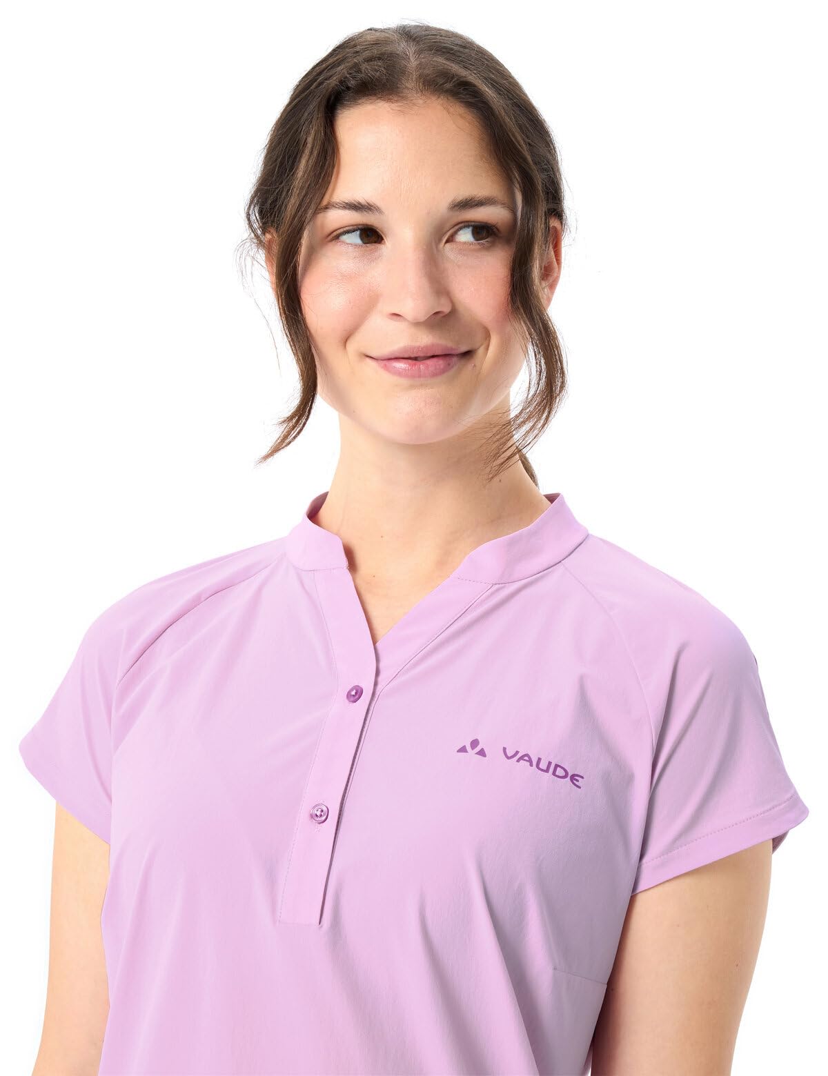 VAUDE Yaras SL Shirt II, atmungsaktiv & elastisch – Raspberry – Gr. 42