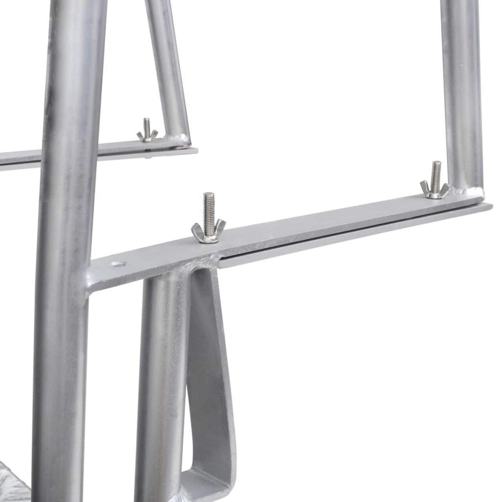 Escalera para Piscina/Muelle con 4 peldaños Aluminio 167 cm, Escaleras para Piscinas, Peldaños Escalera Piscina, Elevador De Escalera - 91197