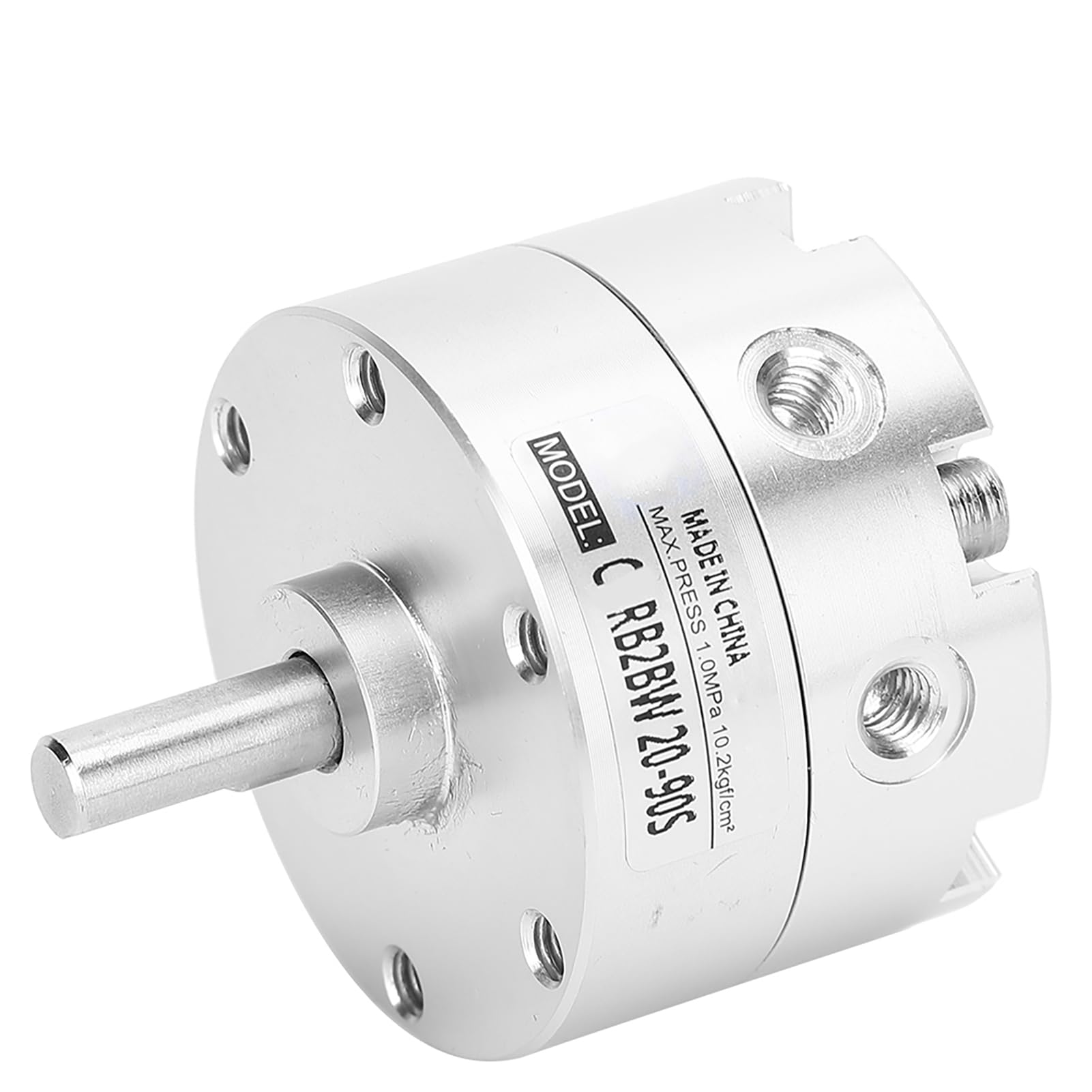Socobeta Attuatore Pneumatico Rotativo a Paletta da 20 Mm con Bombola Pneumatica in Acciaio Inossidabile CRB2BW20 90S per Automazione
