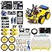 LAFVIN 4WD Multi Robot Car Kit Upgraded V2.0 Robot STEM/Graphical Programming Robot Car Compatible with Arduino IDE with Tutorial