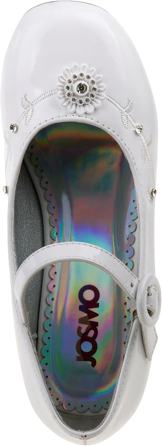 Josmo Girls Mary Jane Shoes - Stylish Comfortable Dress Footwear (Toddler - Little Kid - Big Kid)
