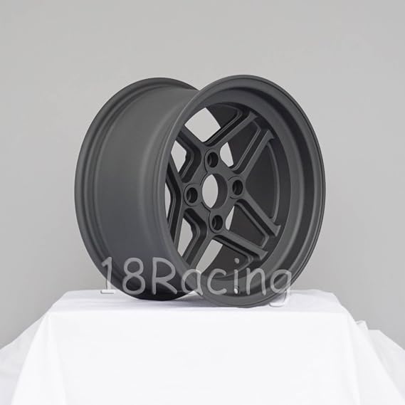 4 Pcs New Rota Tbt Wheels 15x8 Pcd:4x114.3 Offset:0 Hb:73 Magnesium Black 15.5 Lbs
