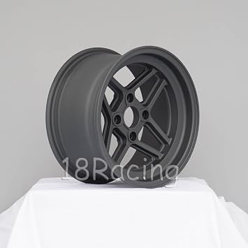 4 Pcs New Rota Tbt Wheels 15x8 Pcd:4x114.3 Offset:0 Hb:73 Magnesium Black 15.5 Lbs