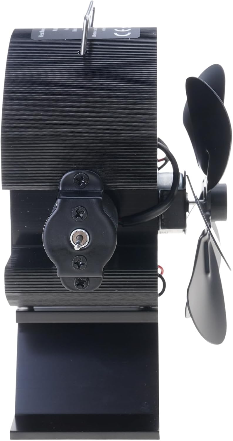Stylish Heat Powered Fan Heat Powered Stove for Wood Real Time Temperature, No Electricity Required Wood