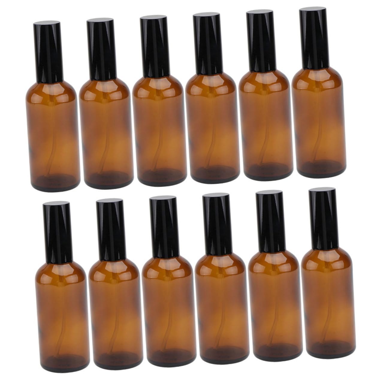 Flaconi Spray per Oli Essenziali 30ml in Vetro, 12 Pezzi | Ricaricabili e Riutilizzabili, Resistenti All'usura, per Viaggio e Trasferta