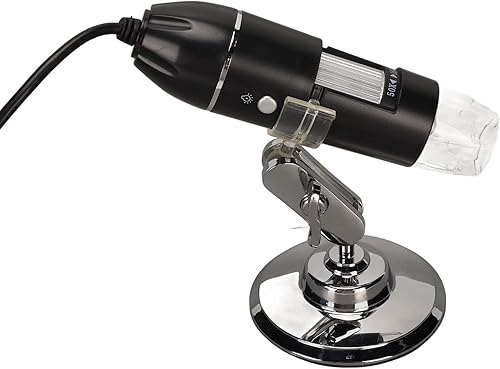 Miniatura 1 de Wireless Digital Microscope, HD Inspection Camera, Handheld USB Microscope with Stand, USB to Type C Adapter, 1600X HD Resolution