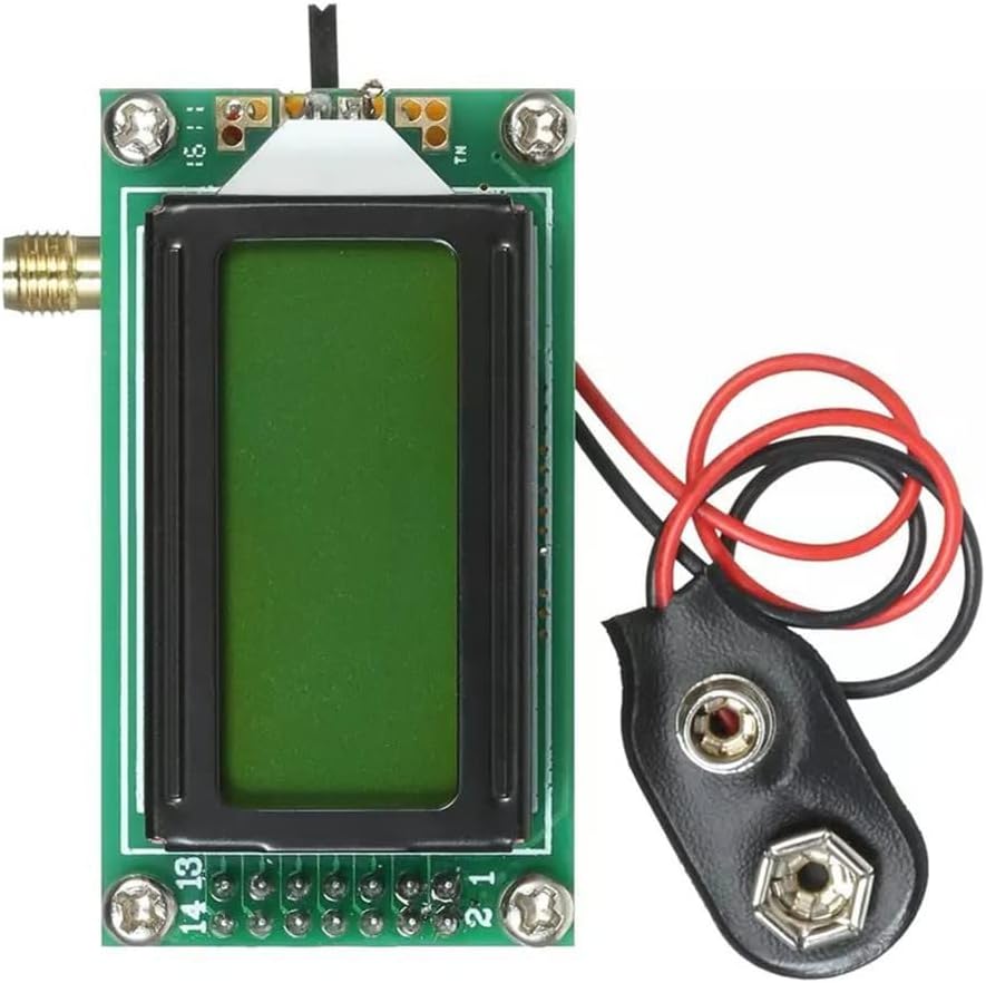 1-500 MHz 9V/30mA High Accuracy RF Frequency Counter 0802 LCD Display Hertz Tester Module for Ham Radio Accessory