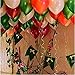 LAttLiv Party Balloons Christmas Decoration 12 inch Pearl Colour Latex Balloons 100 Packs for Kids Party Supplies Wedding Decoration Baby Shower or Birthday Decoration - Green/White/Red