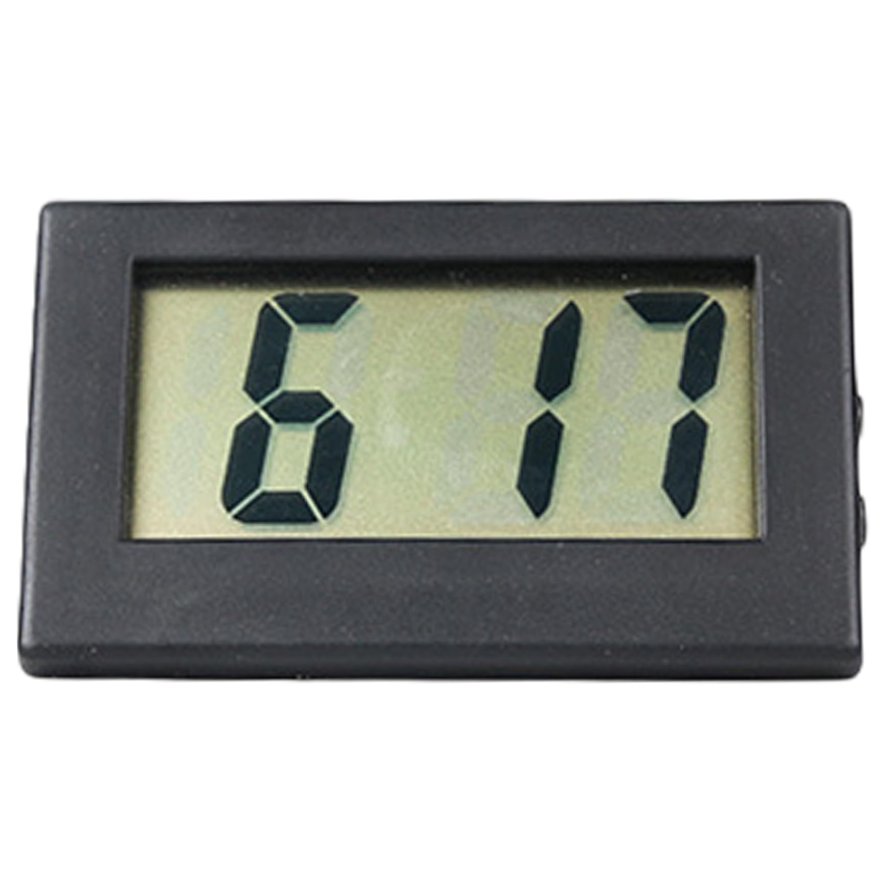 Gcroet 1PC Digital Clock 2 2x1x1 Small Digital Clock Battery Operated Alarm Clock Triangular Quiet Alarm Clock Portable