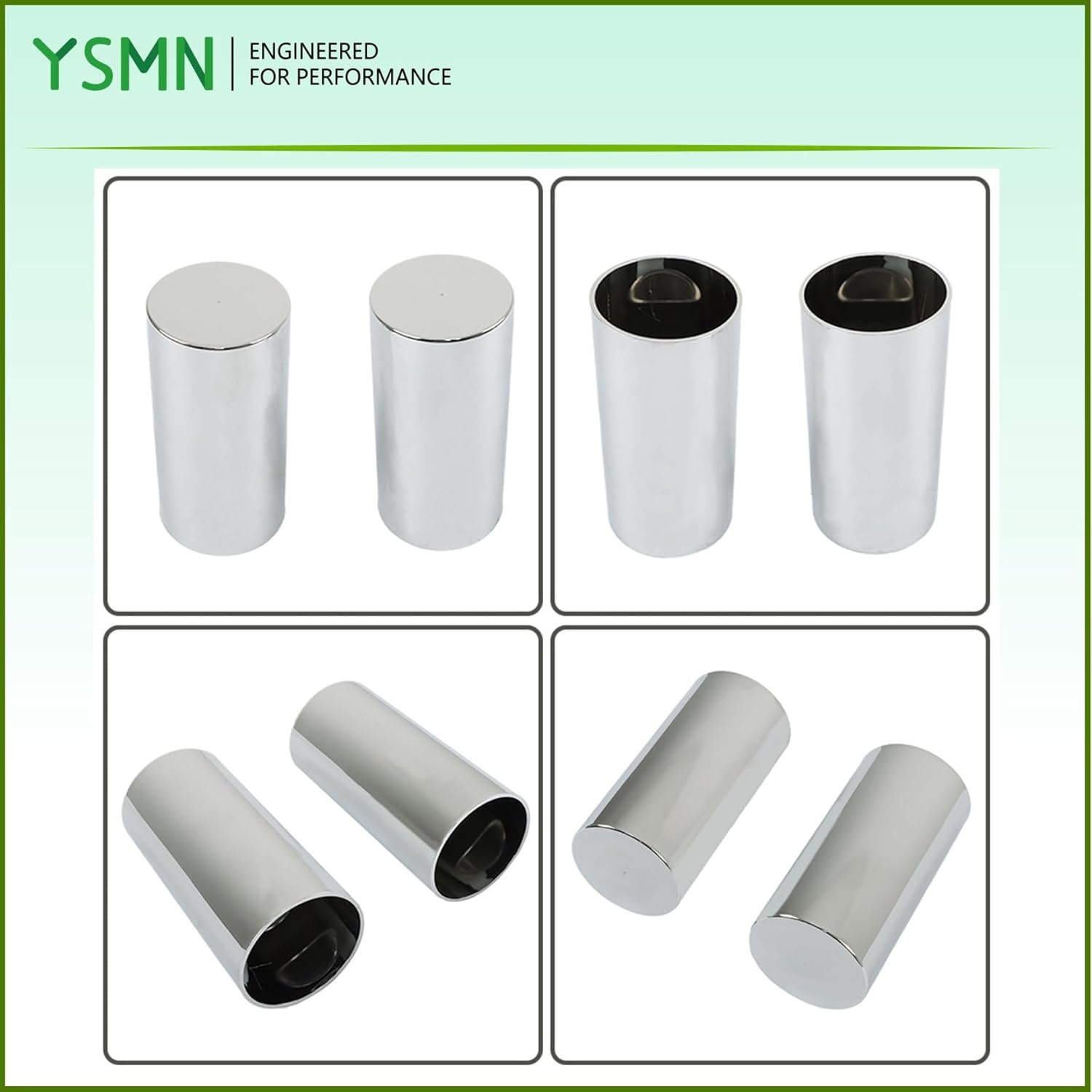 33mm Threaded Coupling Nut 4 1/4 Chrome Plated Plastic Tall Barrel Nut Cap Replacement for Semi Truck