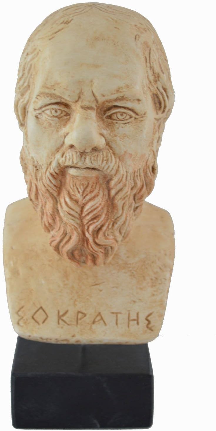 Estia Creations Socrates Sculpture Ancient Greek Philosopher Bust Artifact