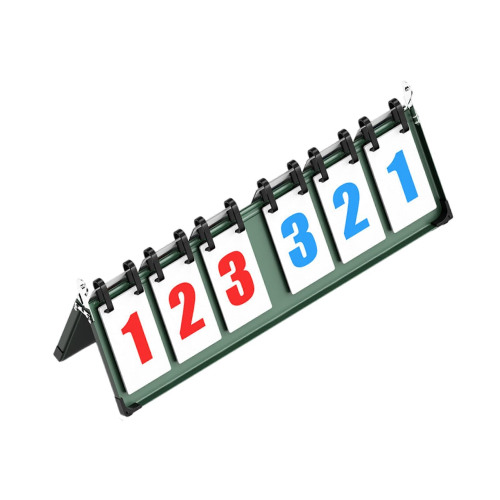 Menolana Sports Scoreboard Score Keeper Lightweight Table Score Flip Scoreboard for Badminton Volleyball Table Tennis Soccer, 6 Digit Number