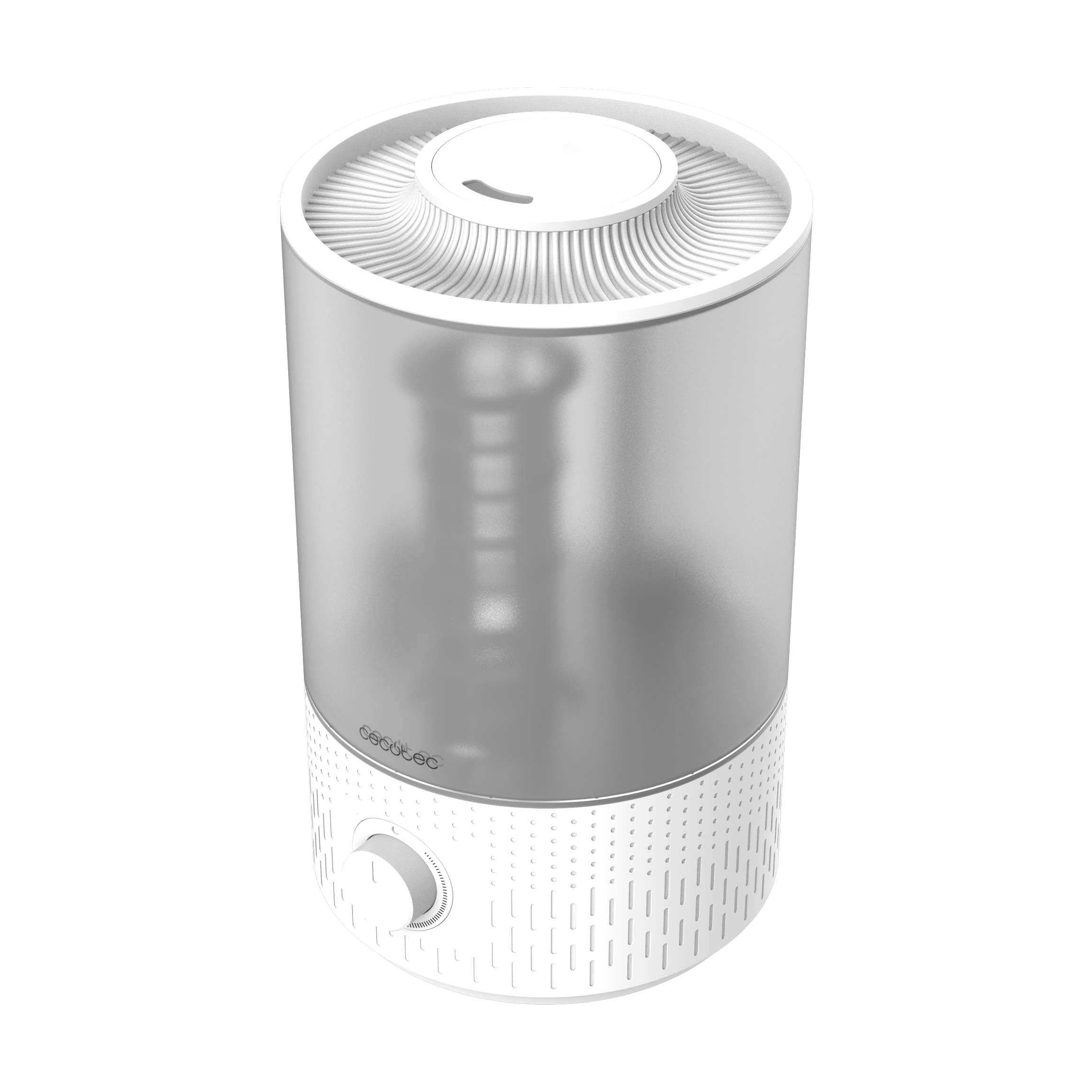 Cecotec Umidificatore per Ambienti Breezecare 2500 Light. 27W, Umidificazione Massima 250ml/h, Serbatoio da 2,5L, Ruota di Controllo, Luce LED, Uso Sicuro e Salutare, Copertura fino a 30m²