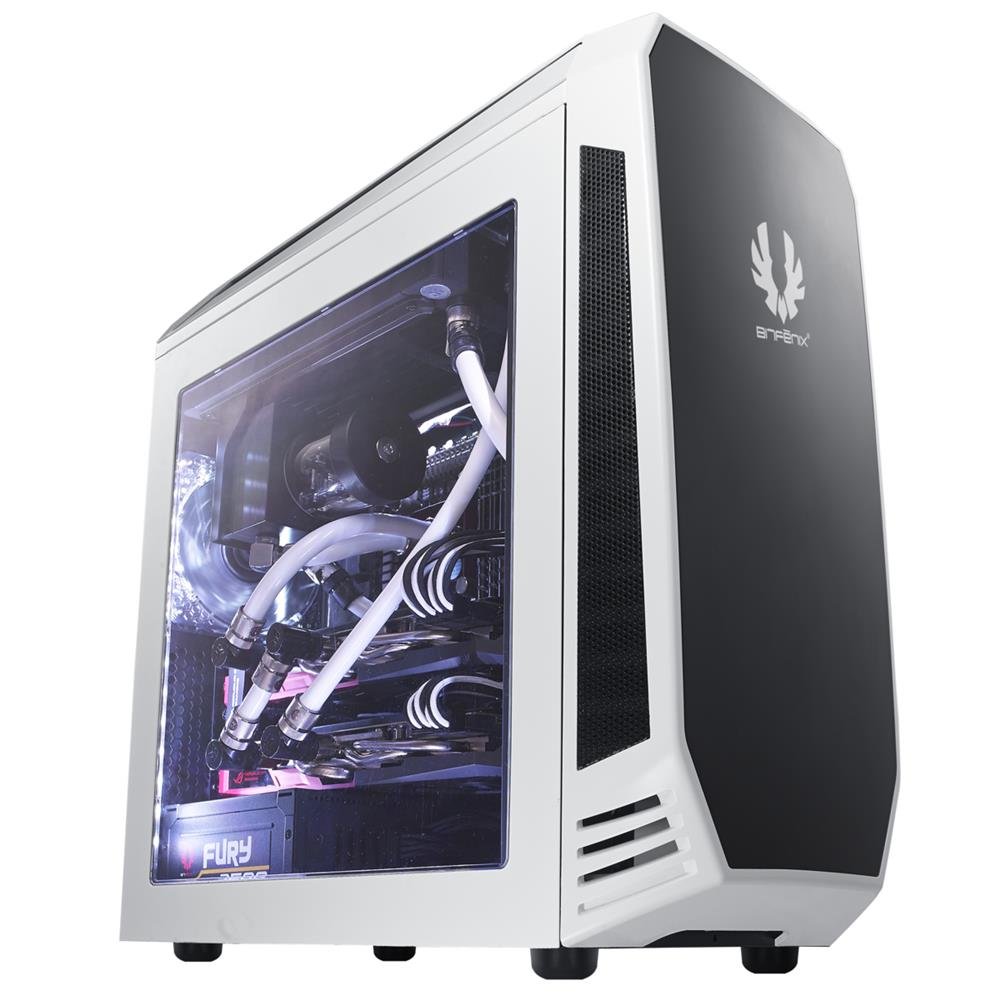 BitFenix AEGIS 1*120mm Fan Beyaz 2*Usb 3.0 4Pin Fan Komutalı Pencereli Oyuncu Kasası