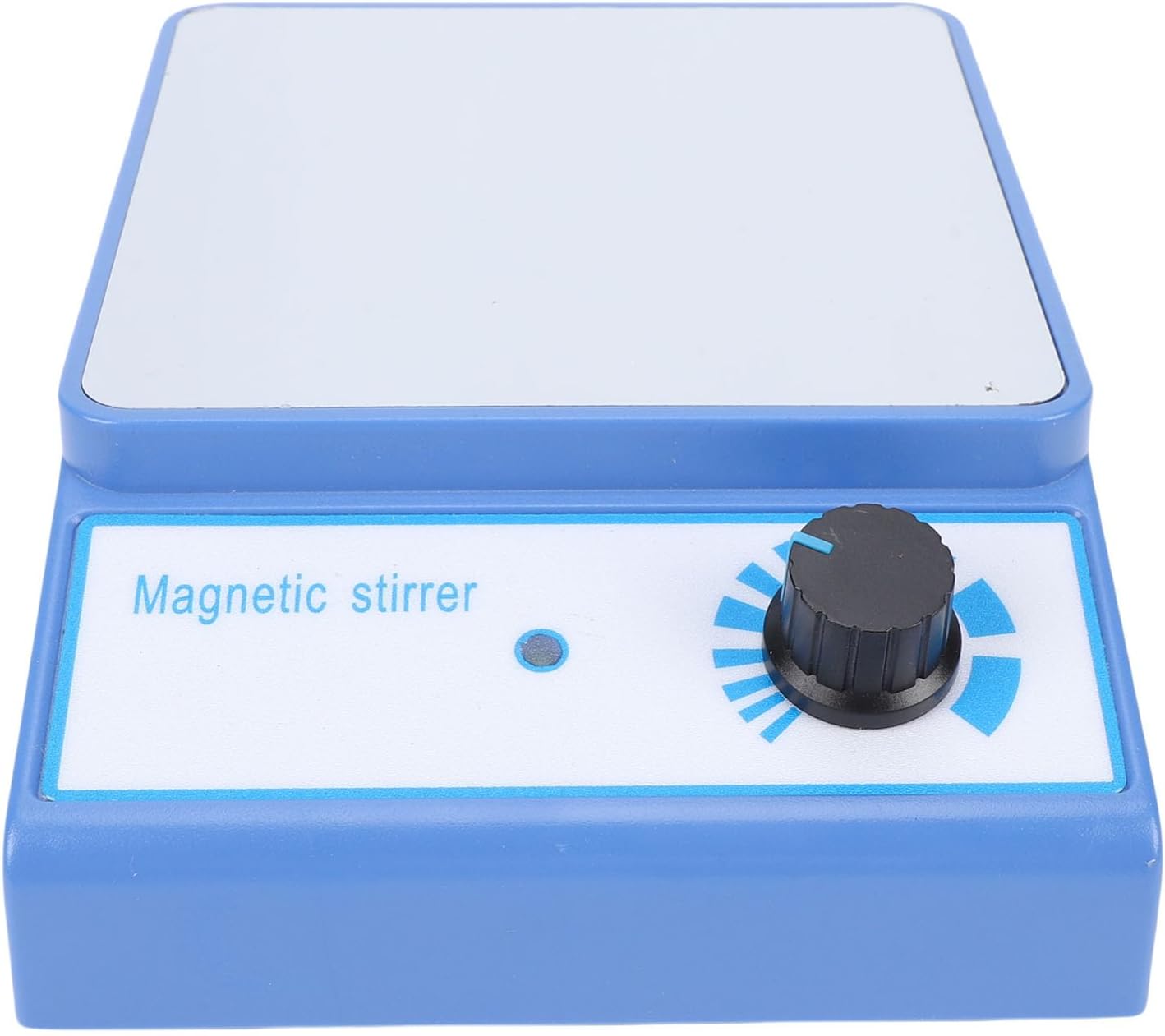Buachois Lab Magnetic Stirrer, 316 Stainless Steel Top Plate Stepless Adjustable Speed 3000rpm Small Magnetic Mixer for Scientific Research Laboratory Use