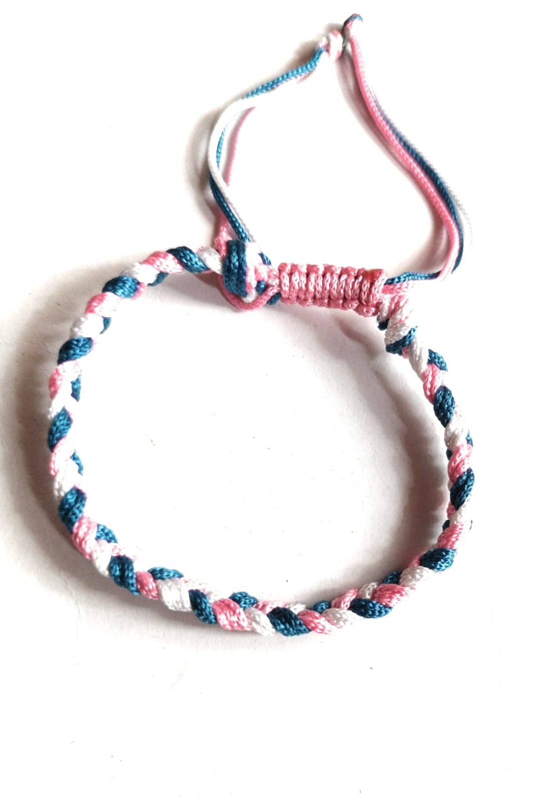jyokrish Handmade Adjustable Pink-Blue mix Thread Choti Anklet For Women | girls |Anklet |Payal | Multicolor |Free Size |Single Piece-picture-17