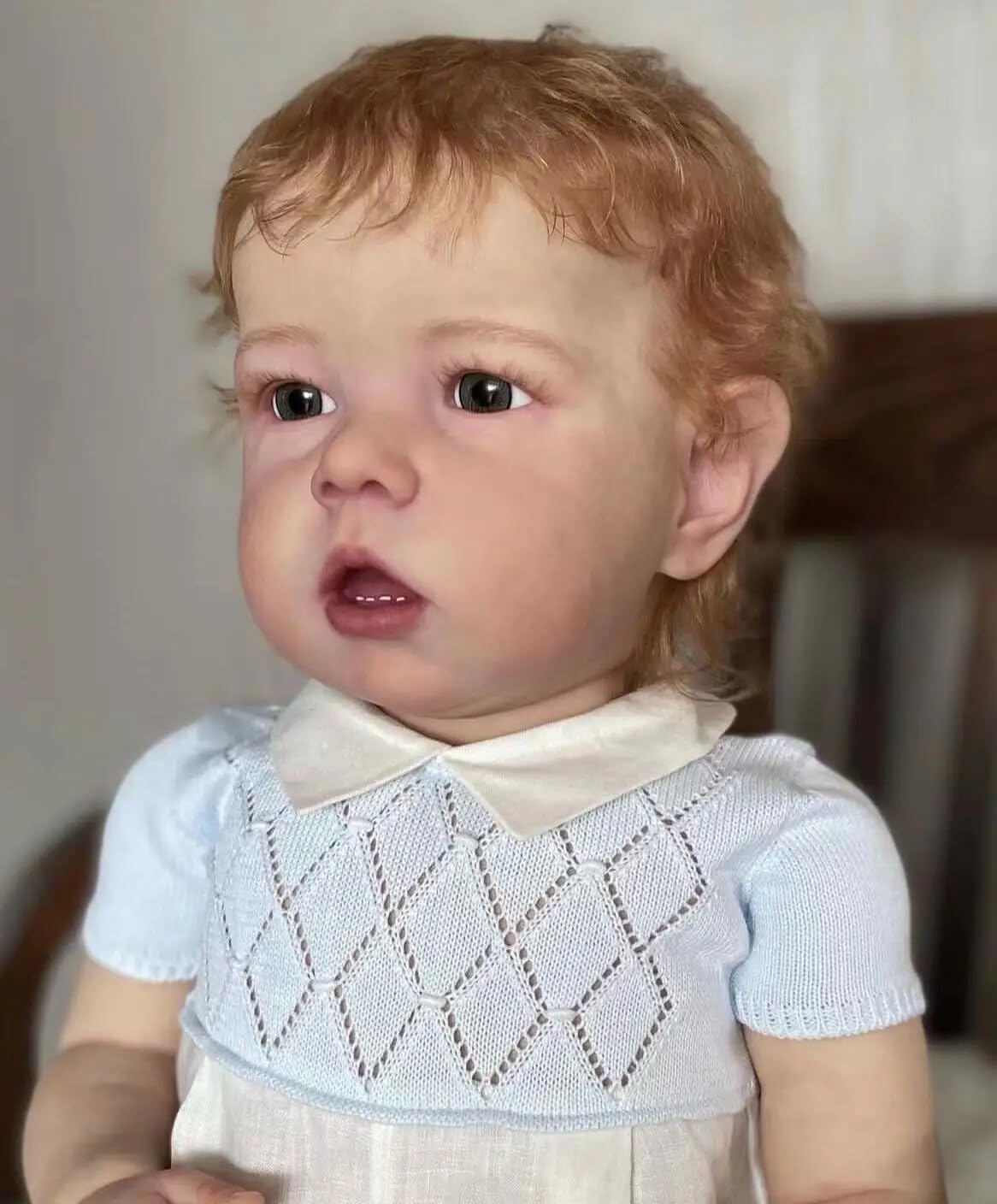 RXDOLL Realistische Reborn Baby Puppen 28 Zoll Reborn Kleinkind Puppe Junge Gewichtete Weiche Stoffkörper Lebensechte Babypuppe Handgemachtes Spielzeug für Kinder ab 3 Jahren