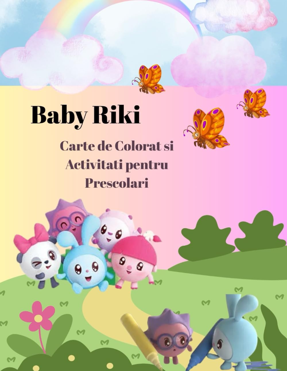 Baby Riki: Carte de colorat si Activitati