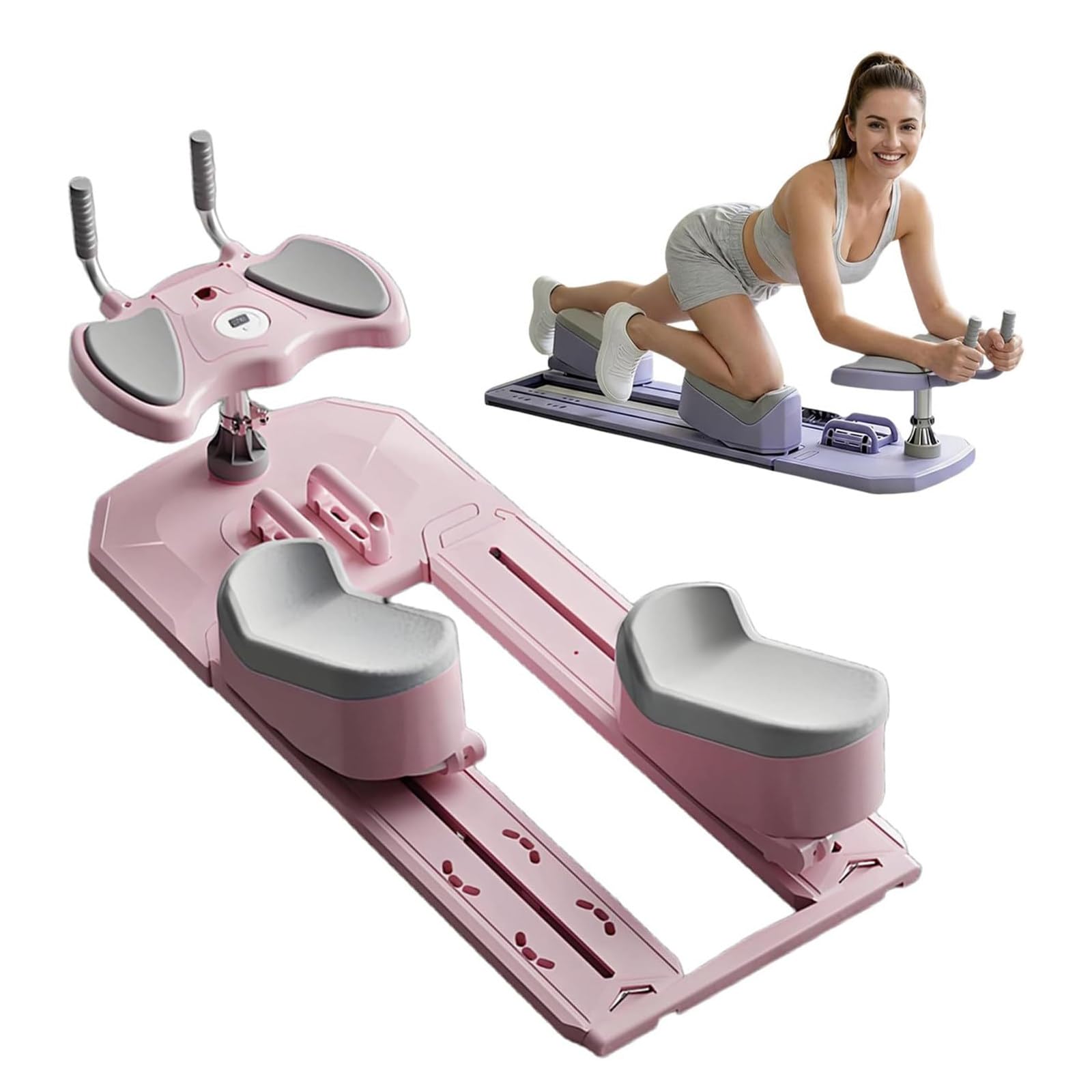 6-in-1 Crawling Training Machine, Spine Twisting Stretching Trainer Pink
