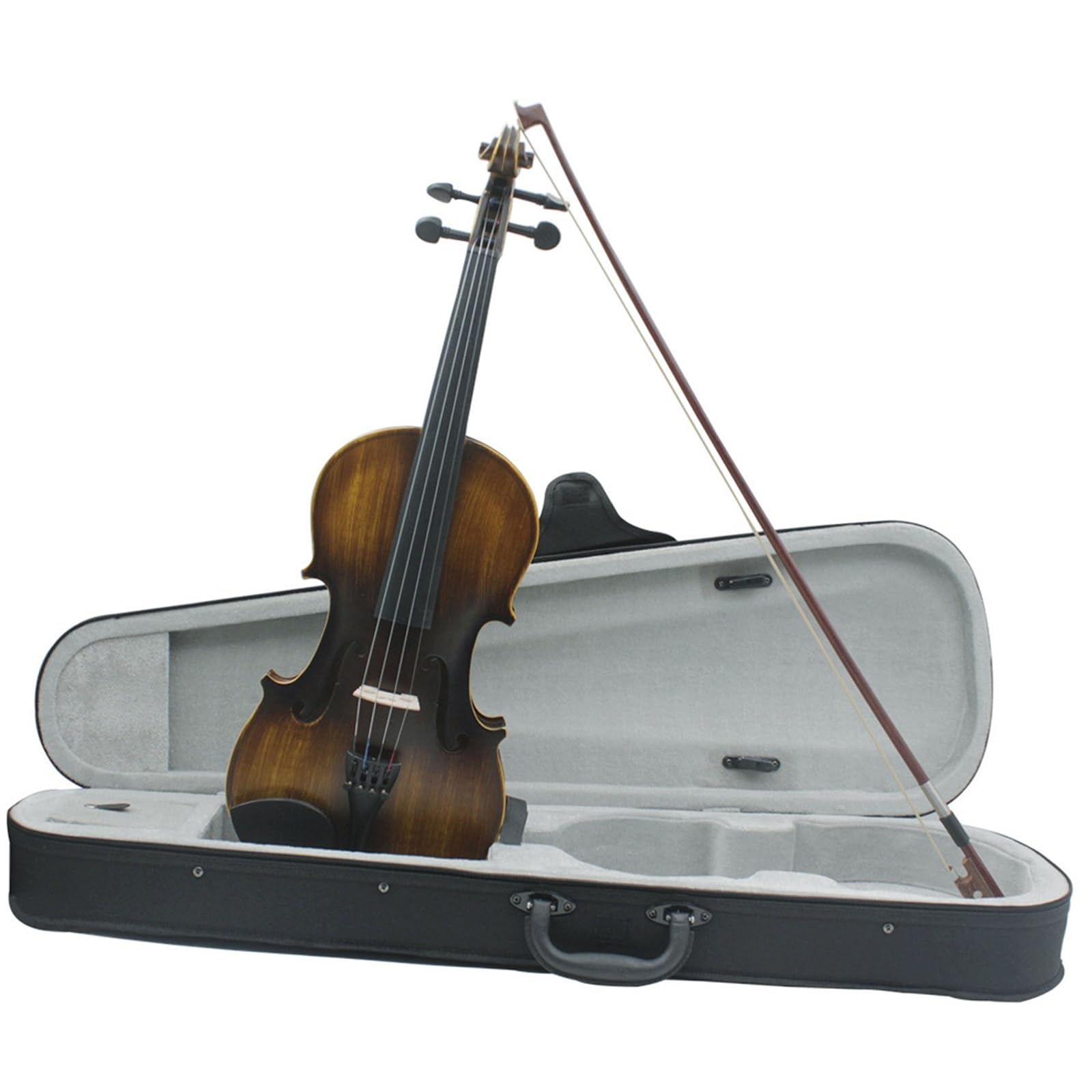 Violino Set Violino In Legno Massello 4/4 Per Principianti Violino Per Adulti Strumento Per Violino Opaco