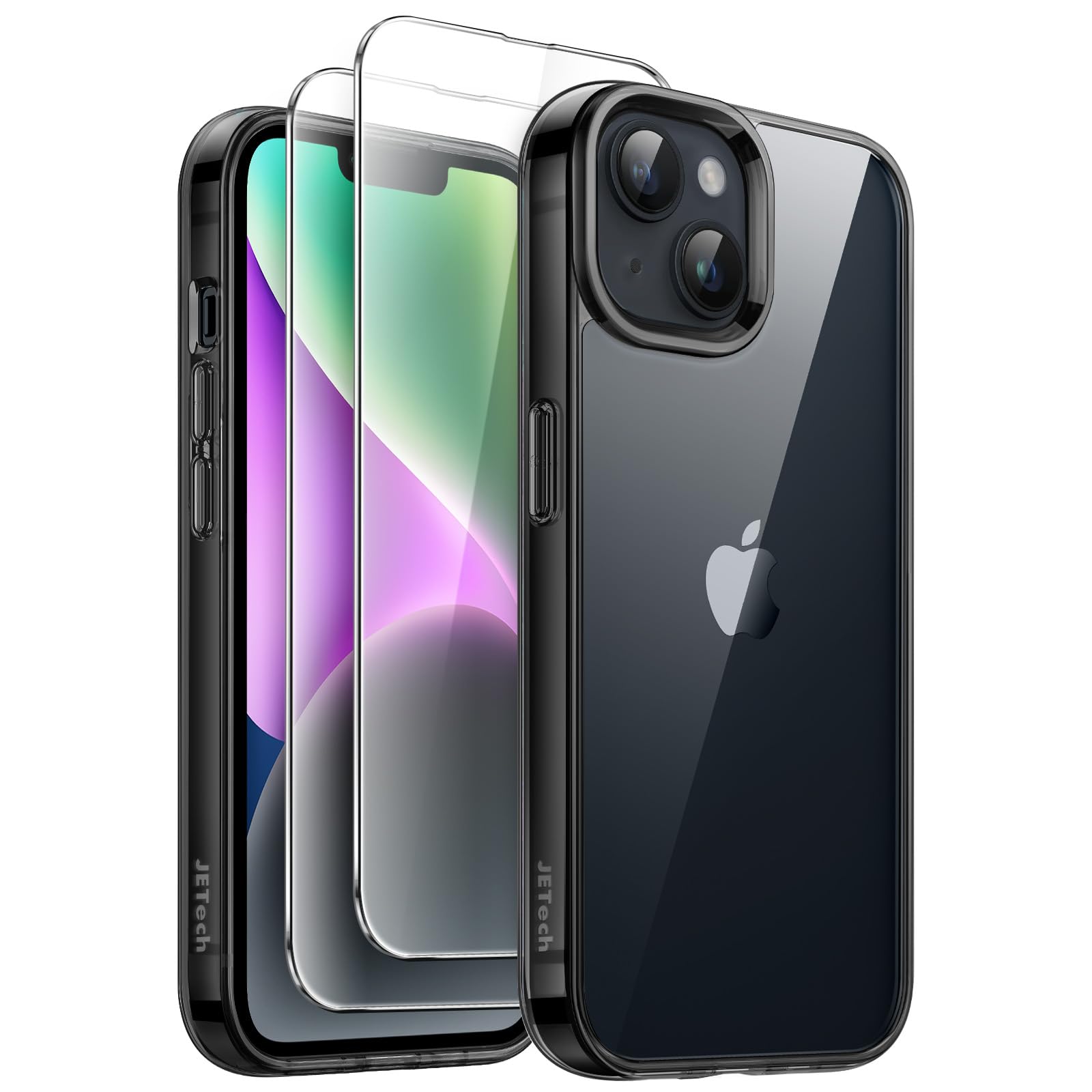 Amazon.co.jp: JETech 3 in 1 iPhone 14 6.1 インチ用 ケース 2枚強化 