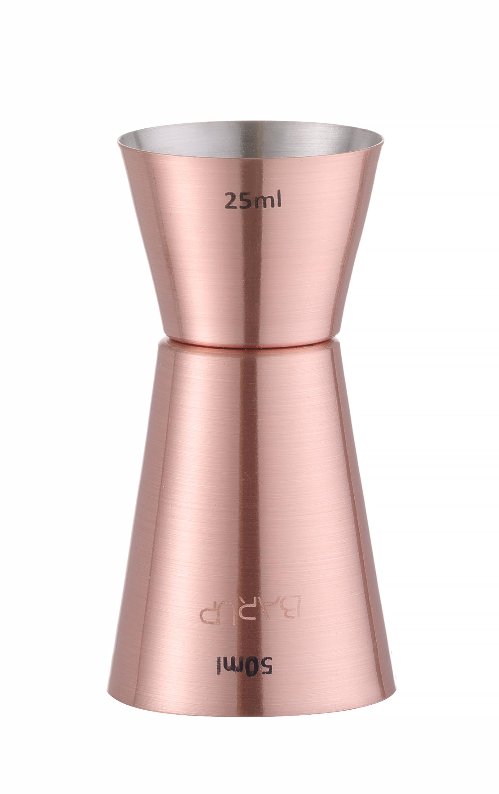 Oldenhof cocktailmaatbeker 2-4 cl rvs glans