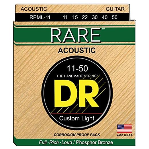 DR Strings Rare - Phosphor Bronze AcousticHex Core 11-50 (RPML-11)