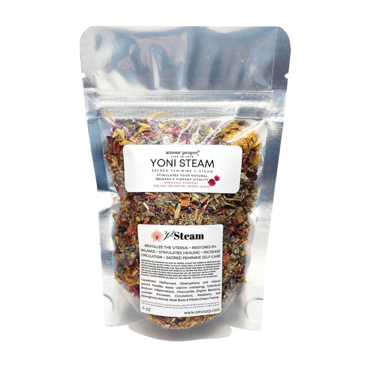 Yoni Steam - V Steam | Soothe itching, dryness, and discomfort | Floral and herbal stream | Skin-boosting benefits (Yoni Steam)