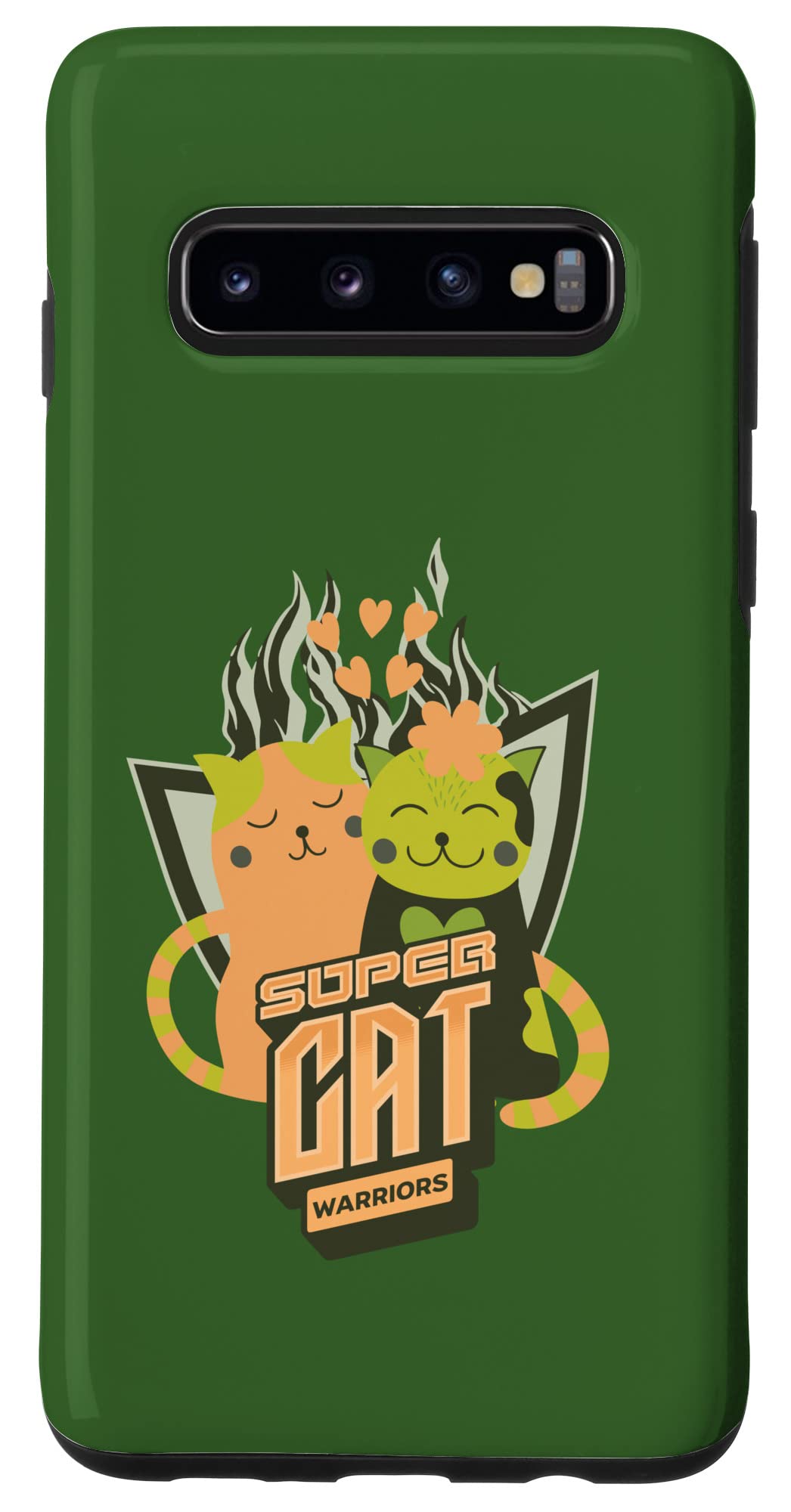 Galaxy S10 Funny SUPER CAT WARRIORS Case