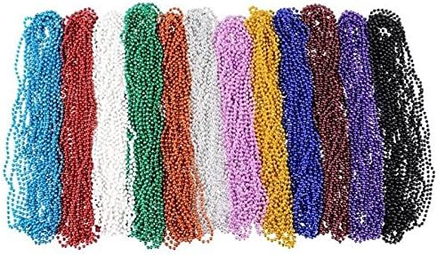 Rhode Island Novelty 33 Inch 66 MM Bead Necklace Assortment, 144 Pieces per Order image 2