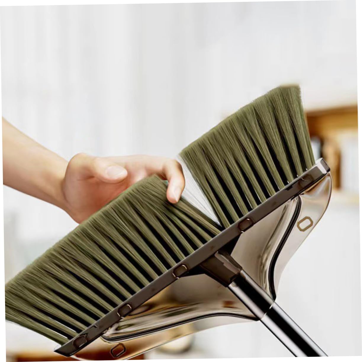 COLLBATH 1 Set Broom Stable Dustpan Cleaning Dustpan Long Handle Dustpans Household Cleaning Supply Dust Pan Home Cleaning Device Floor Cleaning Tool Home Cleaning Supplies Metal Grey