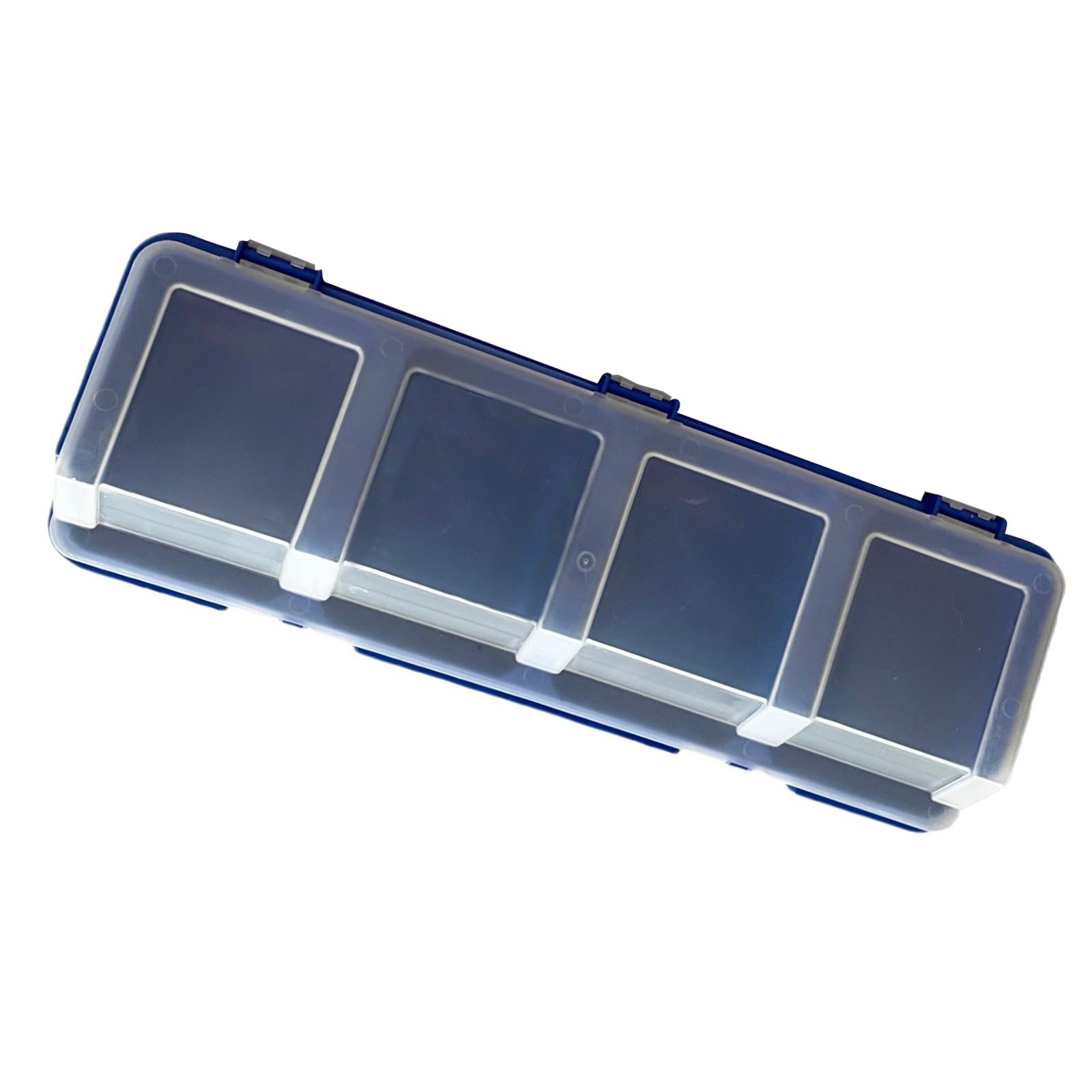 Buxuaaaa Blue Tool Box Hardware Storage Organizers Small Part Case Container Dividers Organizers For Organizing Screws Nut Nails Bolts Storage Bins