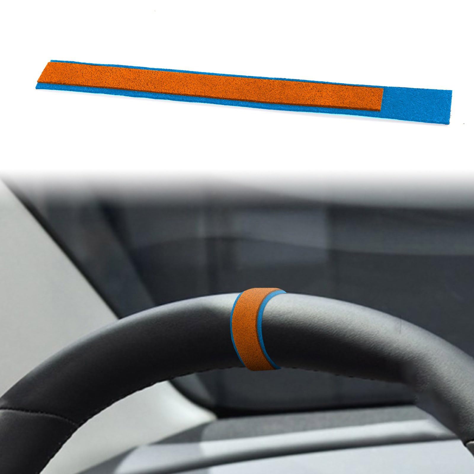 Auto Lenkradrad Obere Mitte Marker Aufkleber Innenmarke Markierungs Dekorationszubehör Für Auto 3/y Einfach Zu Bedienende Lenkradmarkierung