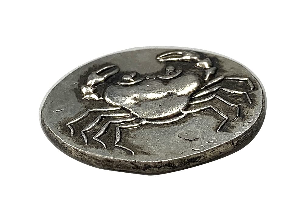 Amazon.co.jp: レプリカコイン 蟹 カニ 海鷲 シチリア島 450BC 古代