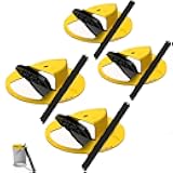 RinneTraps - Flip N Slide Bucket Lid Mouse Trap |4 Pack| |Multi Catch| |Made in USA| US Pat D1,039,648s