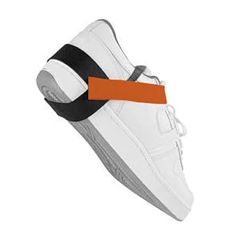 ESD Adjustable One Size Fits All Anti Static Heel Grounder Straps Single Piece Perfect for Grounding and Protecting Electronics Against Electric Shock - Orange, 1 Piece
