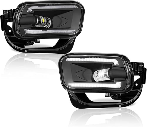 Miniatura 8 de Luces antiniebla LED para Dodge Ram 1500 2009-2012, Dodge Ram 2500 2010-2018, Dodge Ram 3500 2012-2018 Reemplazo de luces antiniebla