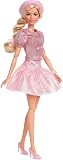Barbie The Movie Doll, Margot Robbie as, Collectible Doll Wearing Pink Blouse & Skirt Tutu Outfit, With Styled Hair & Matching Jewelry, JBJ53 - 6