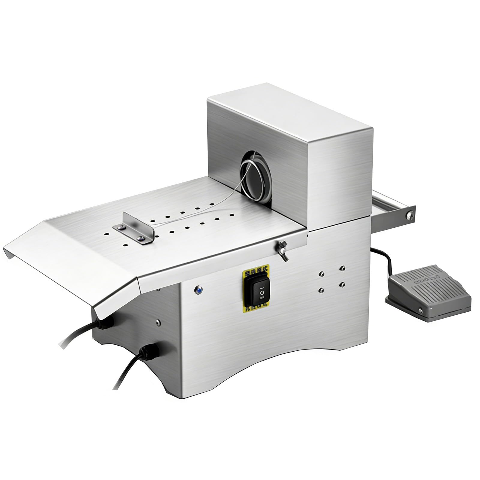 YXZQLOZ Automatic Sausage Tying Machine 304 Stainless Steel Linker for Food Factories & Restaurants, Efficient Electric Sausage Knotting Device for Links (D)