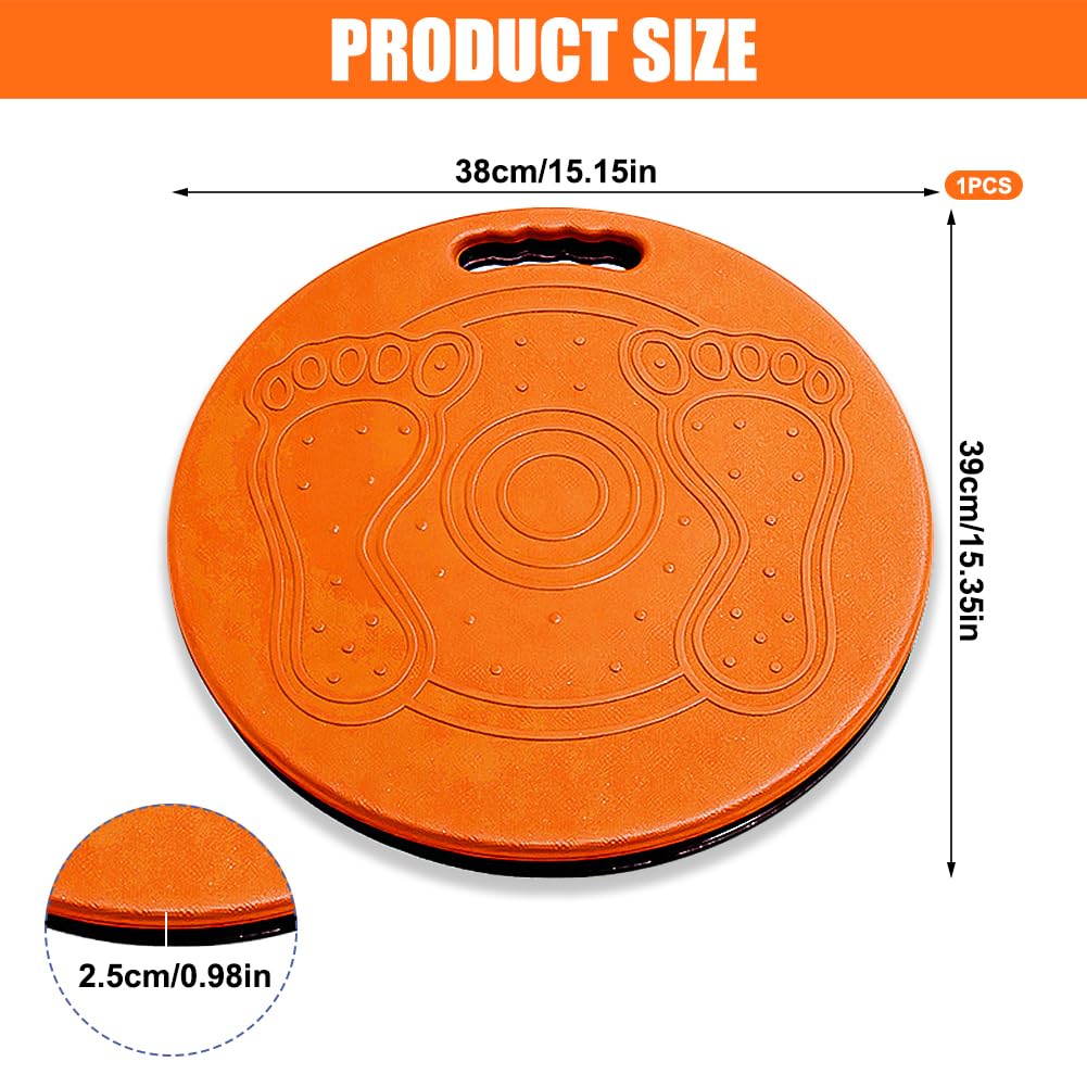 Drehscheibe Umsetzhilfe, Hilfsmittel für Senioren im Alltag, Drehteller für Ältere und Behinderte Patienten bis 150 kg, Leichten Umsetzen (Orange)