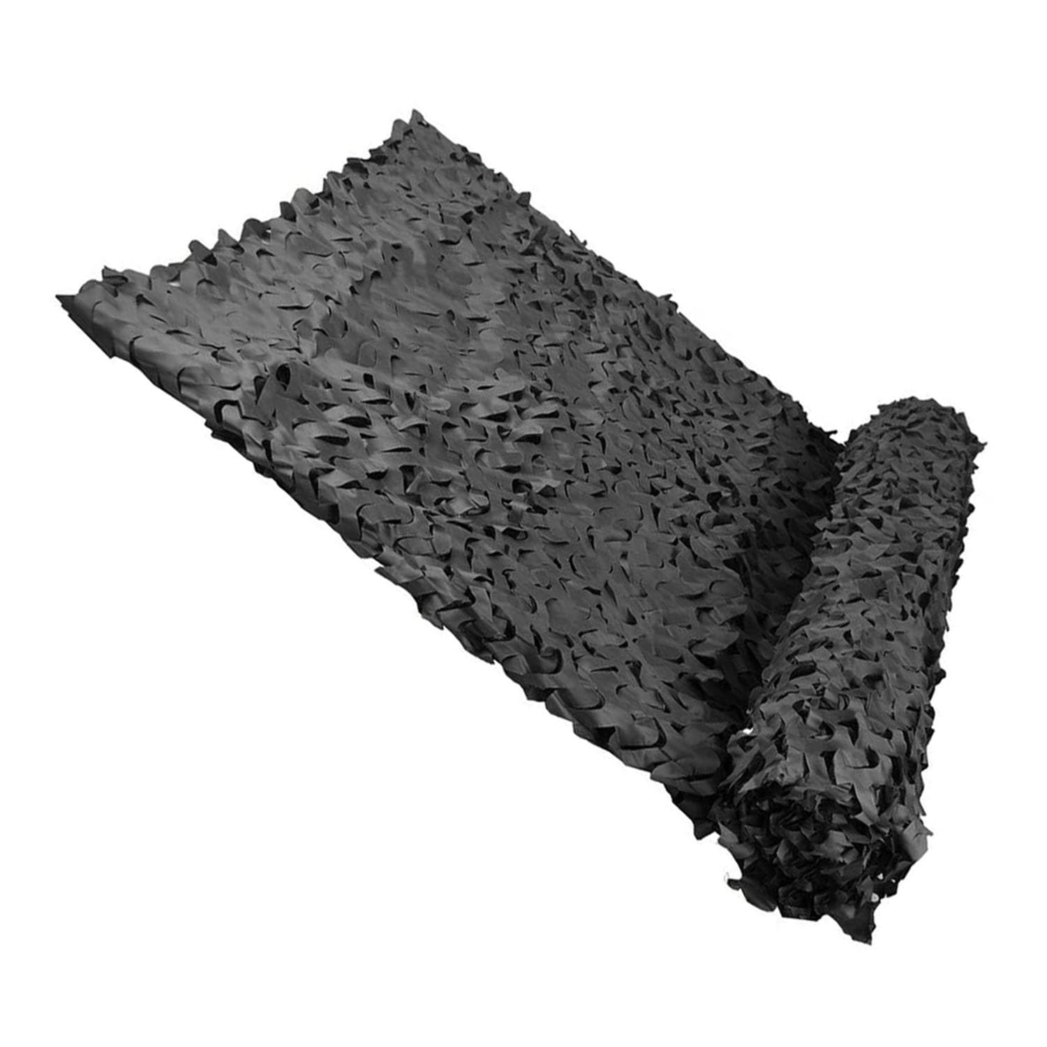 Camouflage Netting 5x5m Black Camo Nets Bulk Roll Army Lightweight Camo For Decorations, Hunting, 6X5M 6X10M 7X7M 8X7M 8X12M 9X11M 10X15M (Size : 1x2m)