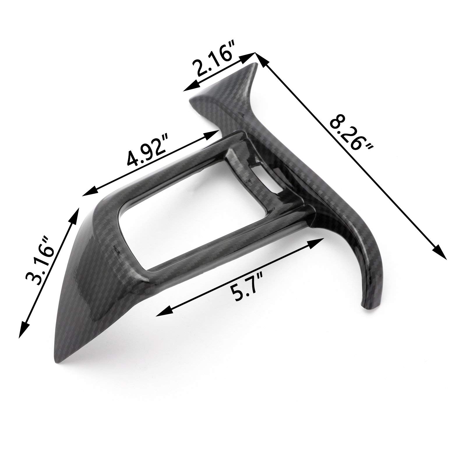 Xotic Tech Dashboard Air Vent AC Outlet Cover Trim Left Driver Side, Carbon Fiber Pattern, Compatible with Camry 2018-2024