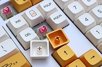 Amazon | ZMX カスタム PBT キーキャップ ハニーミルク 140キー XDA