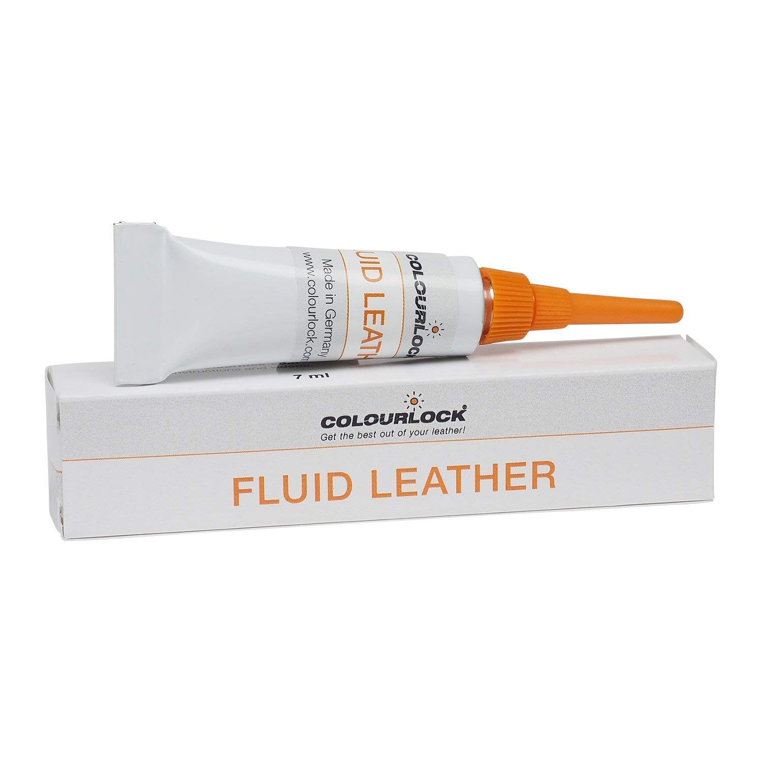 Colourlock Fluid Leather Filler 7ml for repairing small holes, tears, deeper scratches & cracks on car leather interiors compatible with Aston Martin Cream Truffle