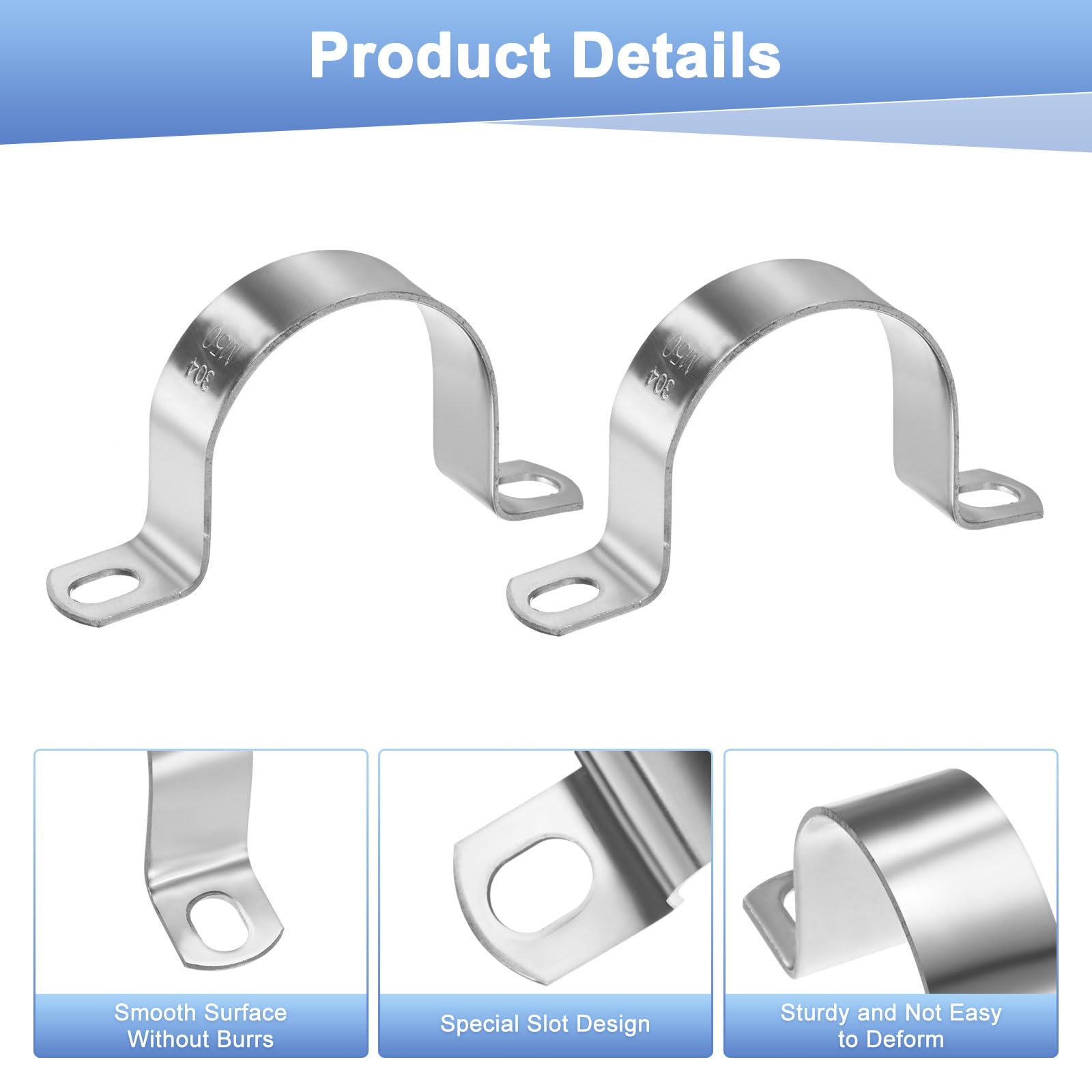 M METERXITY 5-Pack Conduit Clamps - Image 2